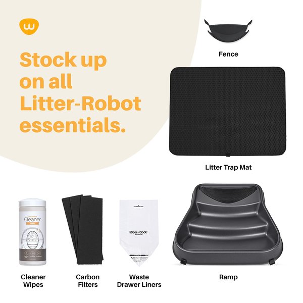Show full view: Litter-Robot 3 Cat Litter Box Carbon Filters, 6 count slide 6 of 7