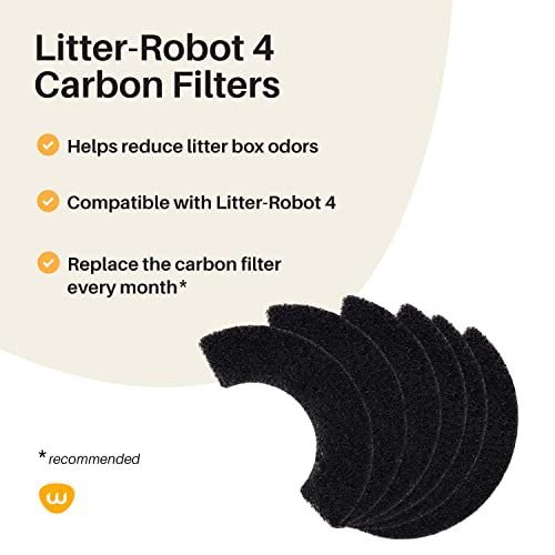 Show full view: Litter-Robot 4 Carbon Filters, 6-pack slide 3 of 5