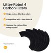 Show in main carousel: Litter-Robot 4 Carbon Filters, 6-pack slide 3 of 5