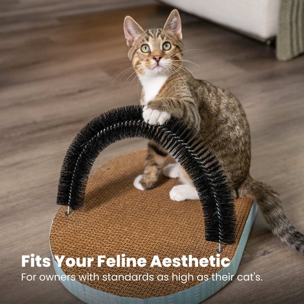 Show full view: Catstages Scratch & Groom Scratch Pad & Grooming Brush Cat Toy slide 6 of 9