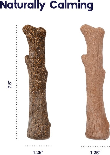 Show full view: Petstages Dogwood Calming Tough Dog Chew Toy, Medium, 2 count slide 5 of 10