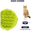 Show in main carousel: Petstages Kitty Slow Feeder, Green, 0.75 cup slide 5 of 7
