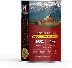 Essence Limited Ingredient Recipe Ranch Recipe Wet Dog Food, 13-oz can, case of 12