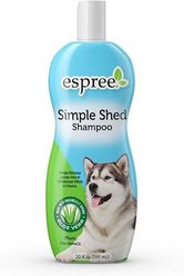 Espree Simple Shed Aloe Vera Dog & Cat Shampoo, 20-oz