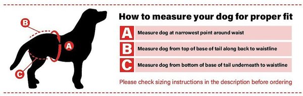 Show full view: Simple Solution Washable Female Dog Diaper, X-Large: 22 to 35-in waist slide 7 of 8