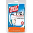 Show in main carousel: Simple Solution Washable Male Dog Wrap, Large: 18 to 35-in waist slide 1 of 9