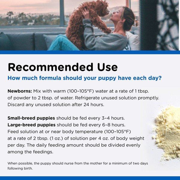 Show full view: Nutri-Vet Powder Milk Supplement for Dogs, 12-oz slide 5 of 10