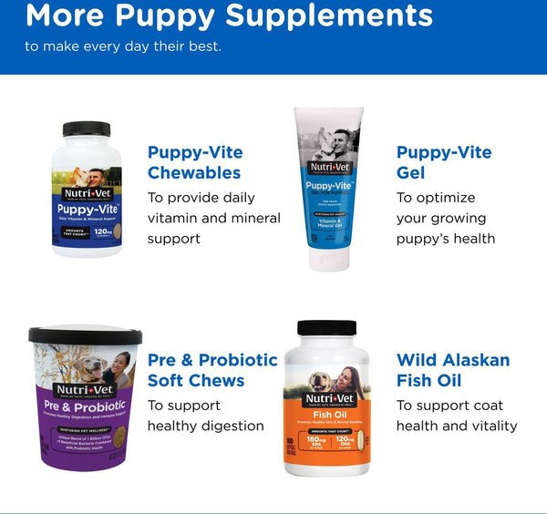 Show full view: Nutri-Vet Powder Milk Supplement for Dogs, 12-oz slide 6 of 10