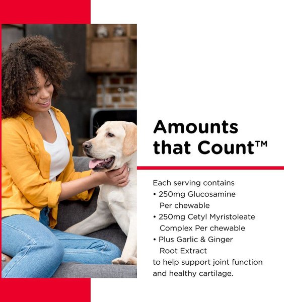 Show full view: Nutri-Vet Advanced Cetyl-M Tablets Joint Supplement for Dogs, 360 count slide 6 of 10