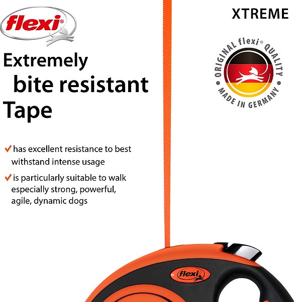 Show full view: Flexi Xtreme Tape Retractable Dog Leash, Large: 5-m long slide 3 of 8
