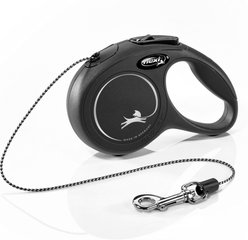 Flexi Comfort Retractable Cord Dog Leash, X-Small: 3-m long, Grey