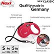 Show in main carousel: Flexi Classic Nylon Tape Retractable Dog Leash, Red, Small: 5-m long slide 2 of 7
