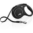 Show in main carousel: Flexi Classic Nylon Tape Retractable Dog Leash, Black, Medium: 5-m long slide 1 of 7