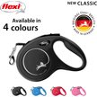 Show in main carousel: Flexi Classic Nylon Tape Retractable Dog Leash, Black, Medium: 5-m long slide 4 of 7