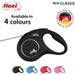 Show in main carousel: Flexi Classic Nylon Cord Retractable Dog Leash, Black, Small: 3-m long slide 4 of 7