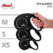 Show in main carousel: Flexi Classic Nylon Cord Retractable Dog Leash, Black, Small: 3-m long slide 5 of 7
