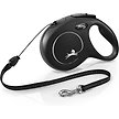 Show in main carousel: Flexi Classic Nylon Cord Retractable Dog Leash, Black, Medium: 8-m long slide 1 of 7