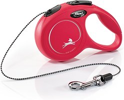Flexi Classic Nylon Cord Retractable Dog Leash, Red, X-Small: 3-m long
