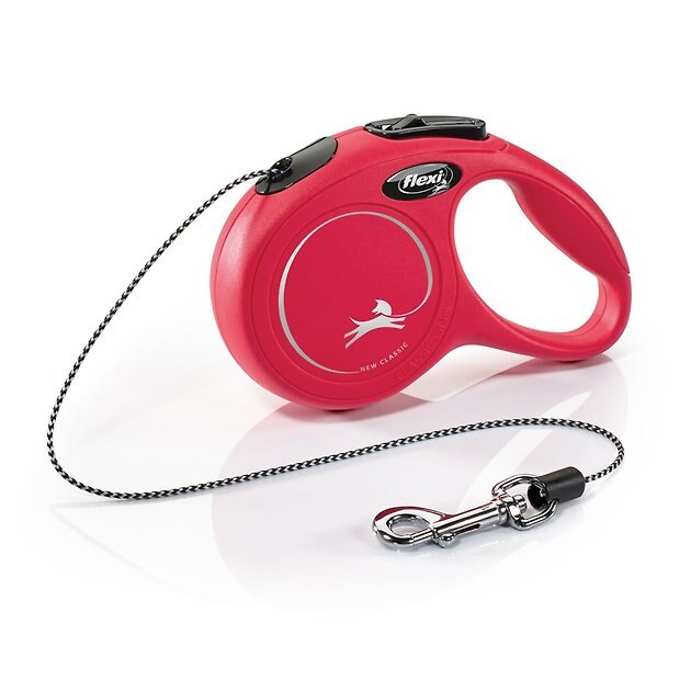 FLEXI Classic Nylon Cord Retractable Dog Leash, Red, XSmall 3m long Chewy Canada