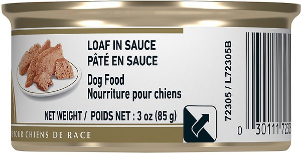 Show full view: Royal Canin Breed Health Nutrition Dachshund Adult Canned Dog Food, 85-g can, case of 24 slide 3 of 8