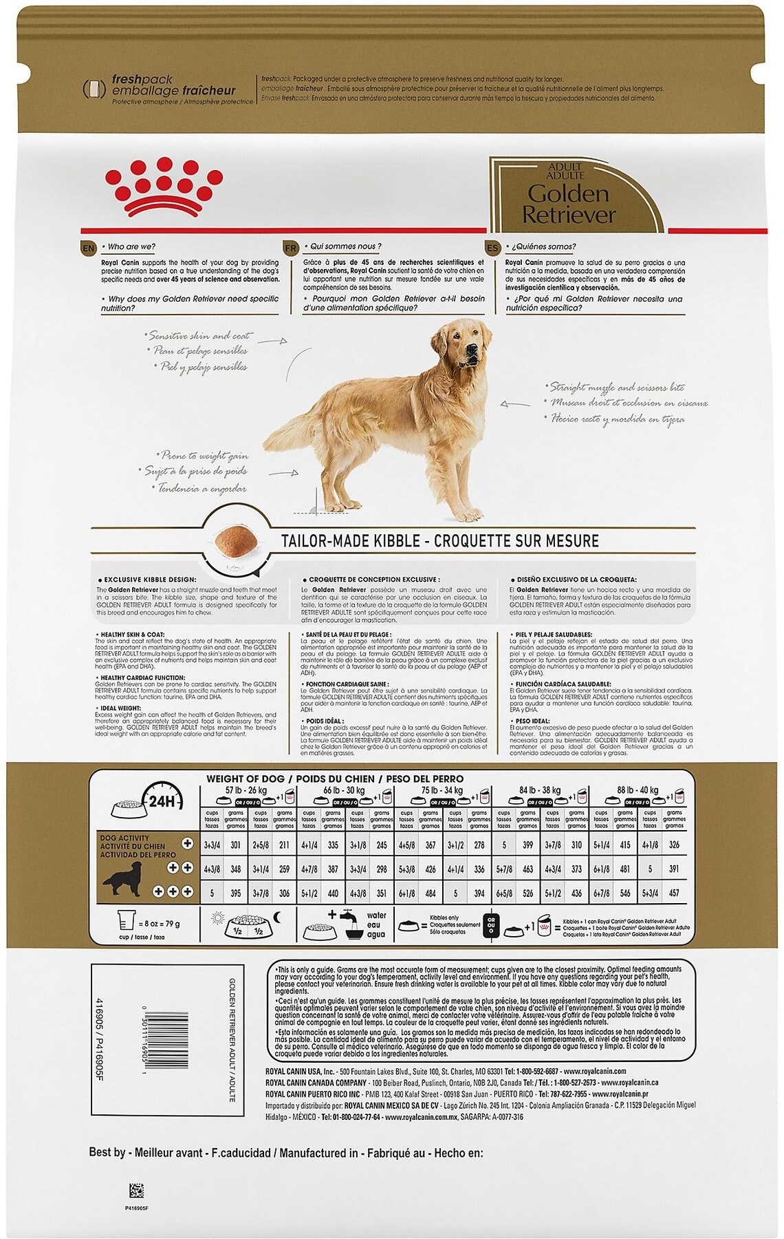 ROYAL CANIN Breed Health Nutrition Golden Retriever Adult Dry Dog