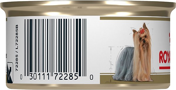 Show full view: Royal Canin Breed Health Nutrition Yorkshire Terrier Adult Wet Canned Dog Food, 85-g can, case of 24 slide 4 of 8