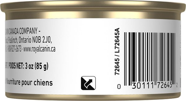 Show full view: Royal Canin Canine Health Nutrition X-Small Puppy Thin Slices in Gravy Wet Canned Puppy Food, 85-g can, case of 24 slide 4 of 7