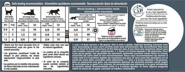Show full view: Royal Canin Feline Care Nutrition Hairball Care Dry Cat Food, 1.4-kg bag slide 6 of 6