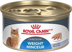 Royal Canin Feline Care Nutrition Weight Care Loaf In Sauce Wet Canned Cat Food, 85-g can, case of 24