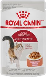 Royal Canin Feline Health Nutrition Adult Instinctive Chunks in Gravy Pouch Wet Cat Food, 85-g pouch, case of 12