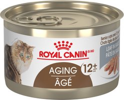 Royal Canin Feline Health Nutrition Aging 12+ Loaf In Sauce Wet Canned Cat Food, 145-g can, case of 24