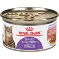 Royal Canin Feline Health Nutrition Spayed/Neutered Thin Slices In Gravy Canned Cat Food, 85-g can, case of 24