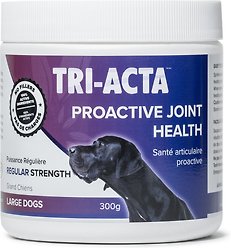 Tri-Acta Regular Strength Powder Joint Supplement Large Dogs, 300-g jar