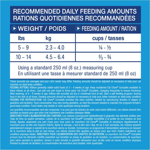 Show full view: Cat Chow Complete Real Salmon Dry Cat Food, 1.6-kg bag slide 9 of 9