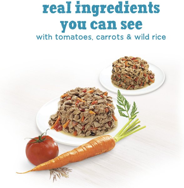 Show full view: Purina Beneful Incredibites Real Chicken & Salmon in Gravy Variety Pack Wet Dog Food, 85-g can, case of 12 slide 7 of 10