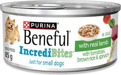 Purina Beneful Incredibites Real Lamb in Sauce Wet Dog Food, 85-g can, case of 24