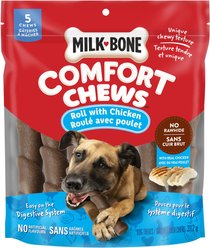 Milk-Bone Comfort Chews Real Chicken Roll Dog Treats, 5 count