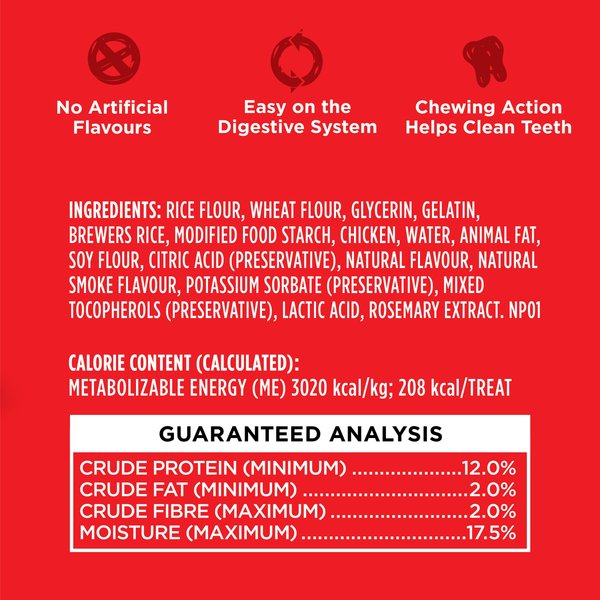 Show full view: Milk-Bone Comfort Chews Real Chicken Roll Dog Treats, 5 count slide 7 of 8