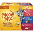 Show in main carousel: Meow Mix Tenders In Sauce Surf & Turf Favourites Variety Pack Wet Cat Food, 78-g can, case of 12 slide 1 of 5