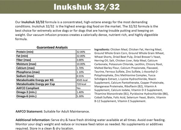 Show full view: Inukshuk Professional Performance 32/32 Dry Dog Food, 20-kg bag slide 4 of 10