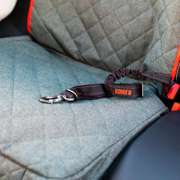 Show full view: KONG Travel Single Seat Cover, Gray & Red slide 7 of 9