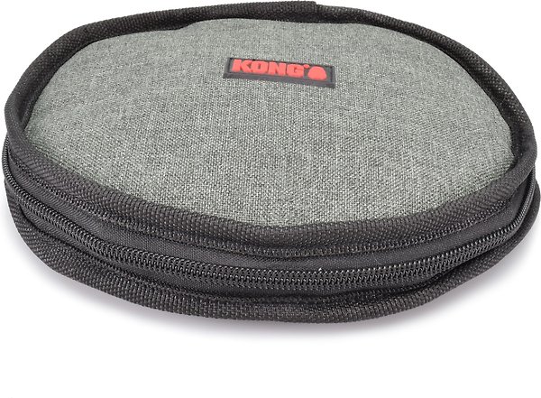 Show full view: KONG Travel Fold-Up Double Dog Bowl slide 3 of 6