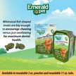 Show in main carousel: Emerald Pet Feline Dental Catnip Flavor Grain-Free Cat Treats, 3-oz bag slide 7 of 8