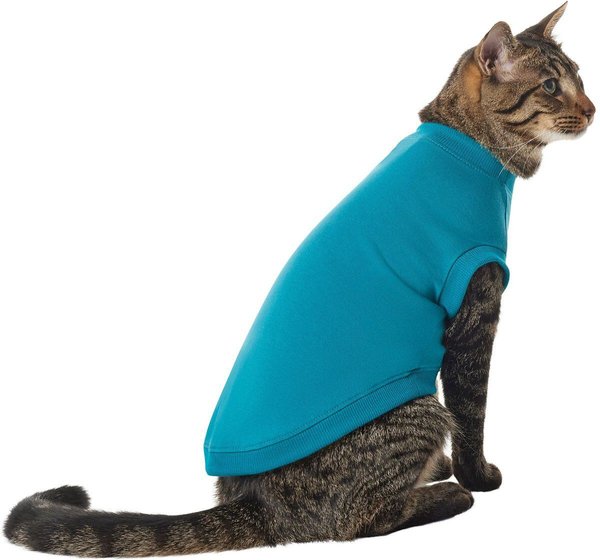 Show full view: Frisco Basic Dog & Cat T-Shirt, Dark Teal, X-Small slide 3 of 10