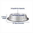 Show in main carousel: Frisco Non-Skid Stainless Steel Bowl, Large: 8 cup slide 2 of 6