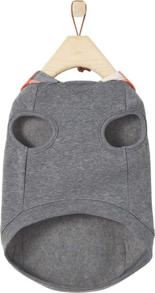 Show full view: Frisco Plaid Dog & Cat Hoodie, Multi-Check Plaid, XX-Large slide 5 of 7