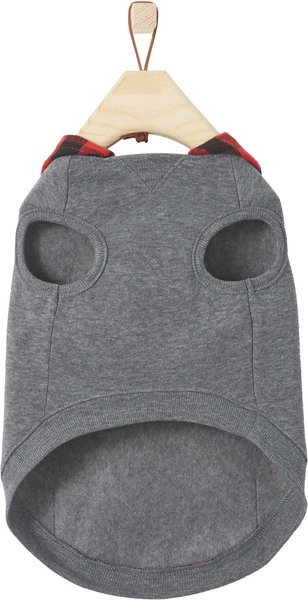 Show full view: Frisco Plaid Dog & Cat Hoodie, Red Plaid, Large slide 5 of 10