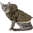 Show in main carousel: Frisco Mid-Heavyweight Love Insulated Dog & Cat Coat, Olive, Small slide 3 of 7