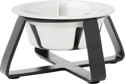Frisco Iron Stand Dog & Cat Single Bowl Diner, Small: 1.5 cup