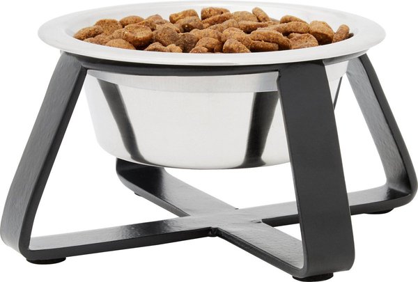 Show full view: Frisco Iron Stand Dog & Cat Single Bowl Diner, Small: 1.5 cup slide 3 of 11